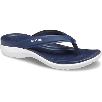 Crocs Capri V Sporty Tmavomodre - Damske Žabky